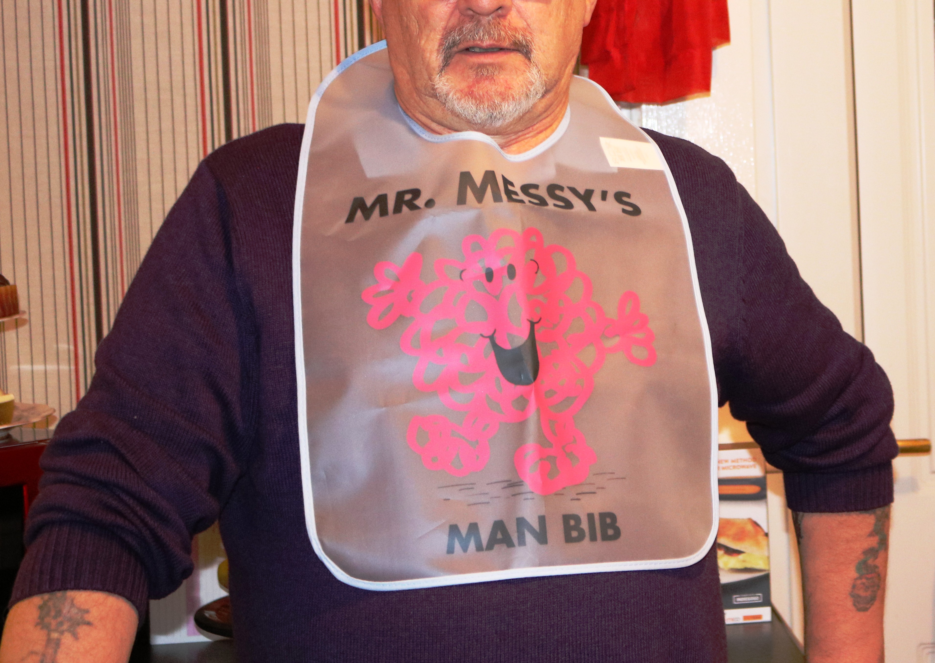 My 'Man Bib' photo by myself My 'Man Bib' photo by myself