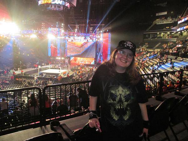 Photo Credit: My friend snapped this picture of me at WWE SummerSlam 2015. Photo Credit: My friend snapped this picture of me at WWE SummerSlam 2015.