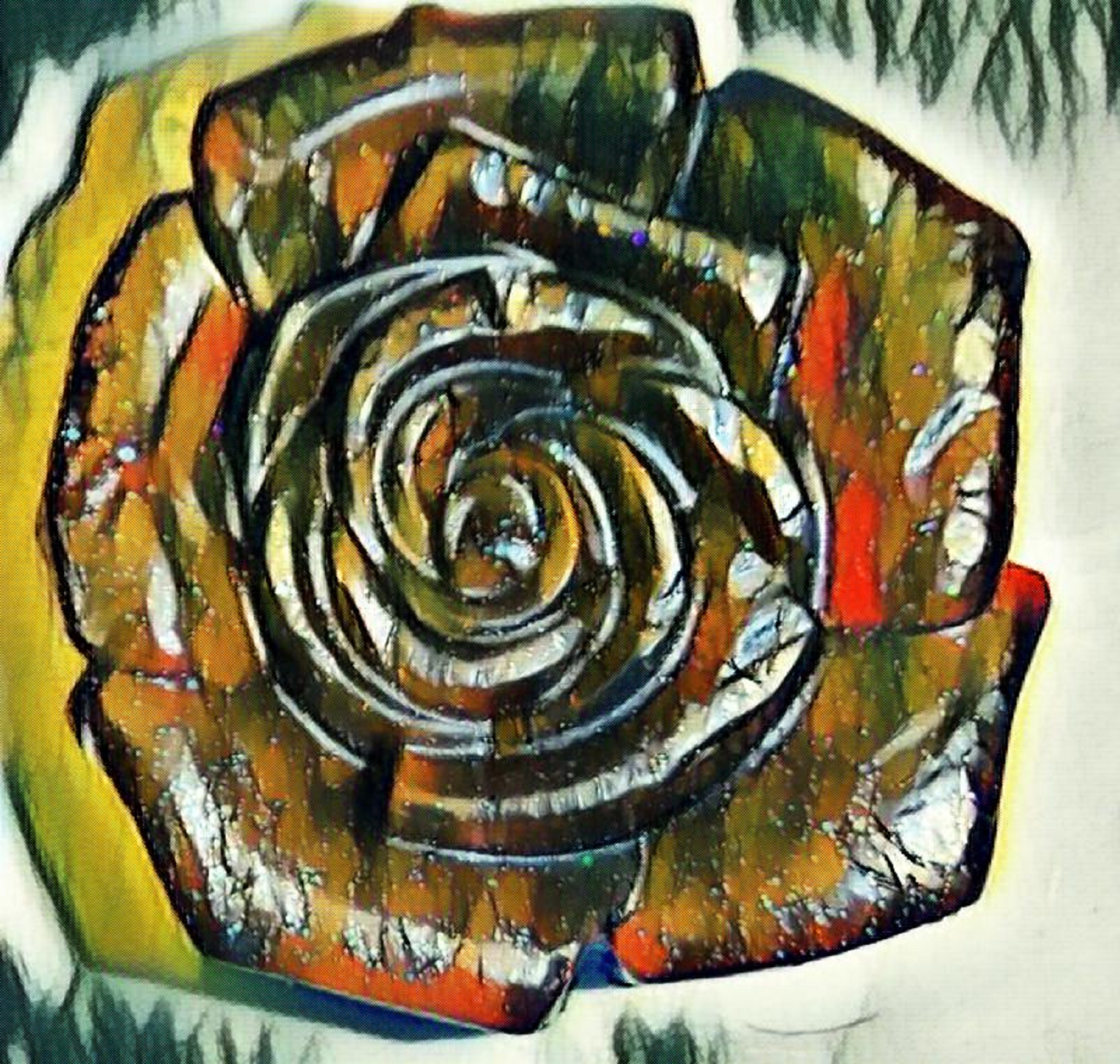 Rose shaped soap I took a photo of with abstract effect on LunaPic.com Rose shaped soap I took a photo of with abstract effect on LunaPic.com