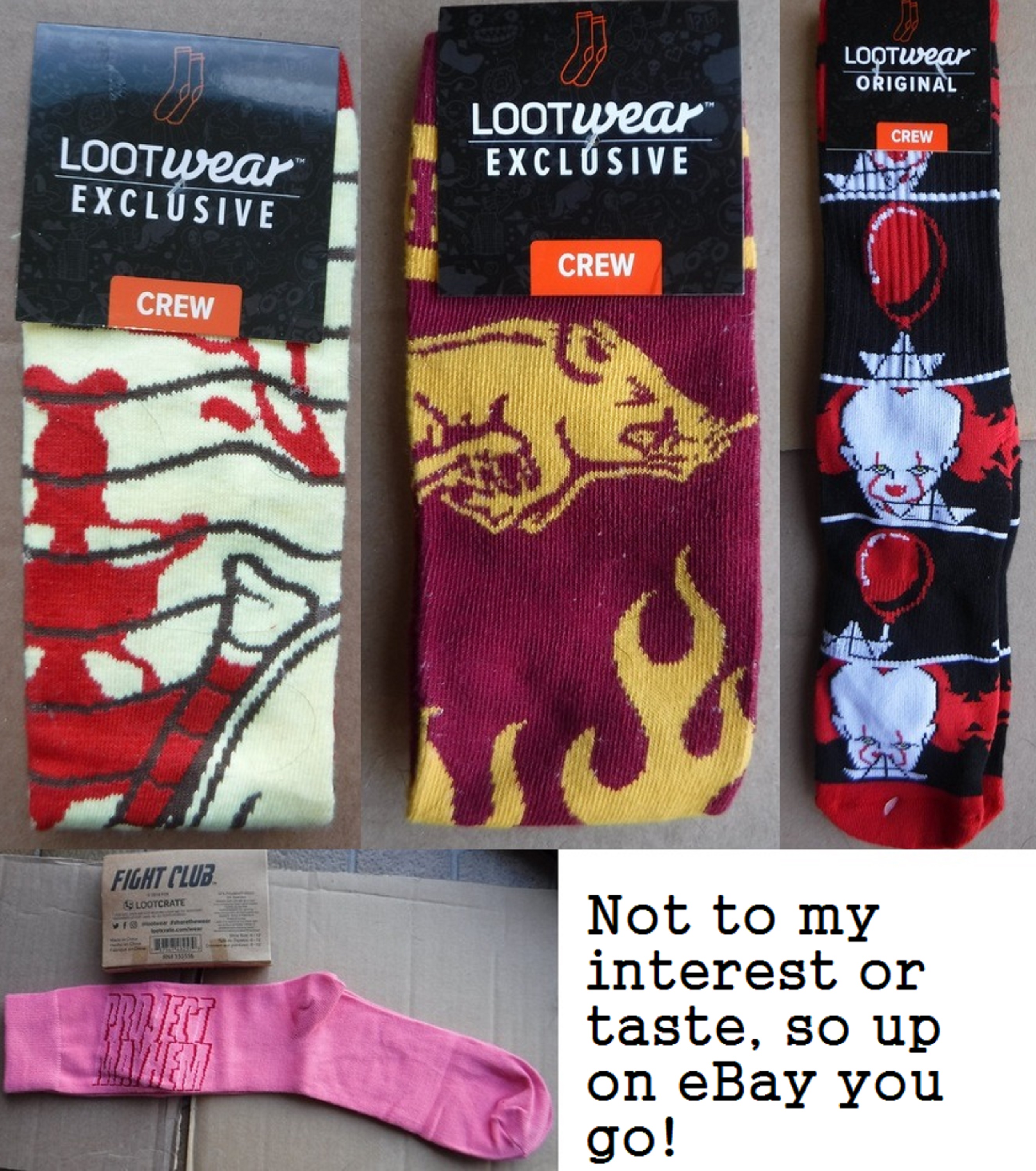 Collage I made of some of the photos I took of the socks Collage I made of some of the photos I took of the socks