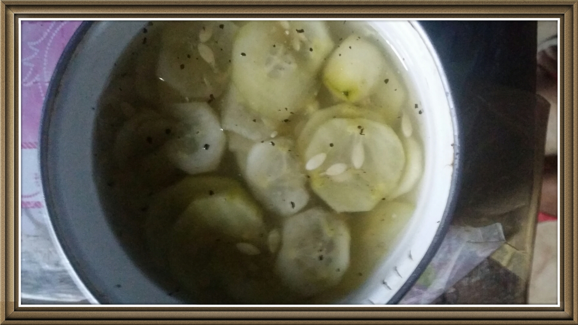 Our cucumber salad Our cucumber salad