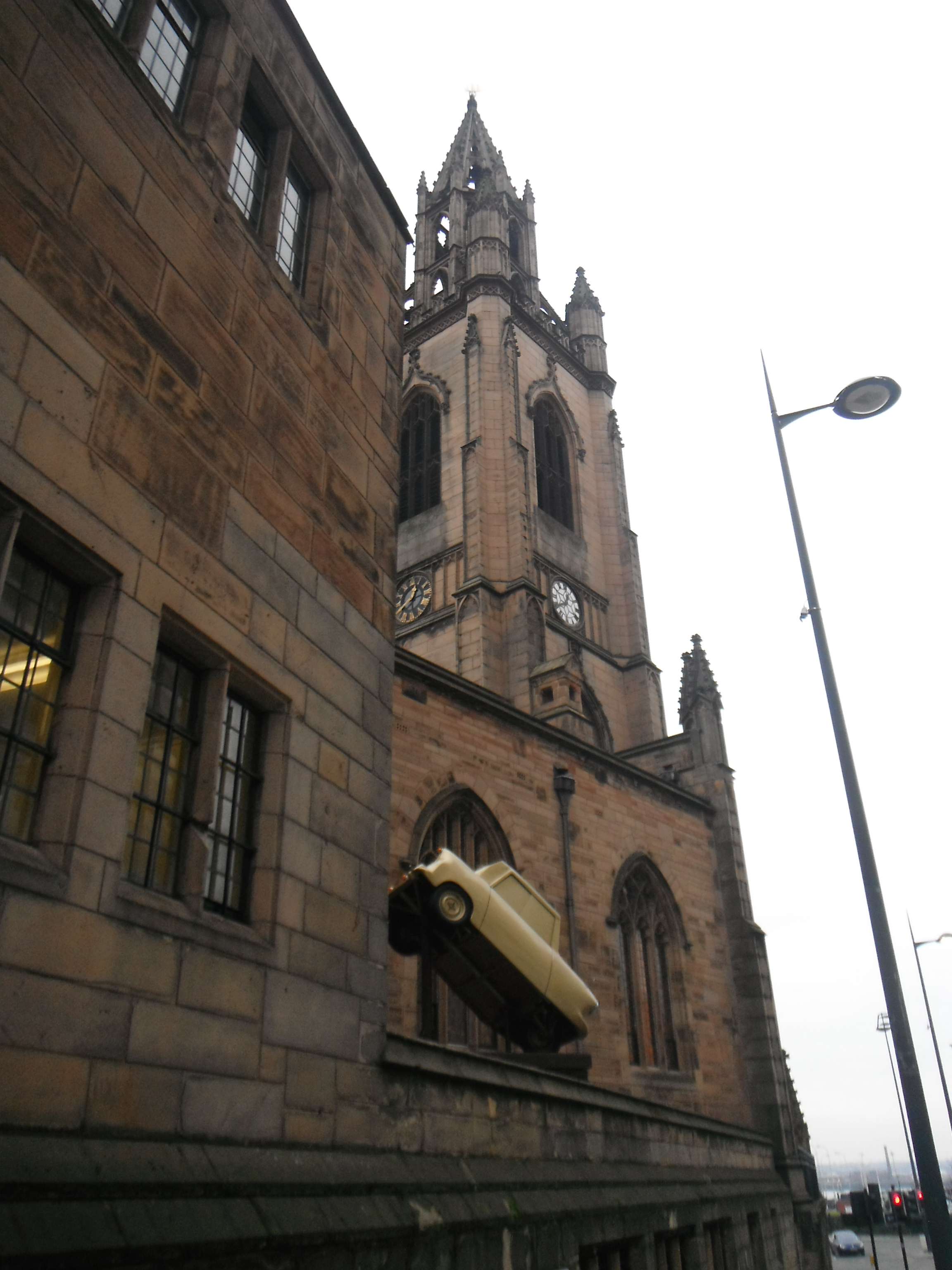 Photo taken by me – The Lame Car St Nicholas Church, Liverpool Photo taken by me – The Lame Car St Nicholas Church, Liverpool