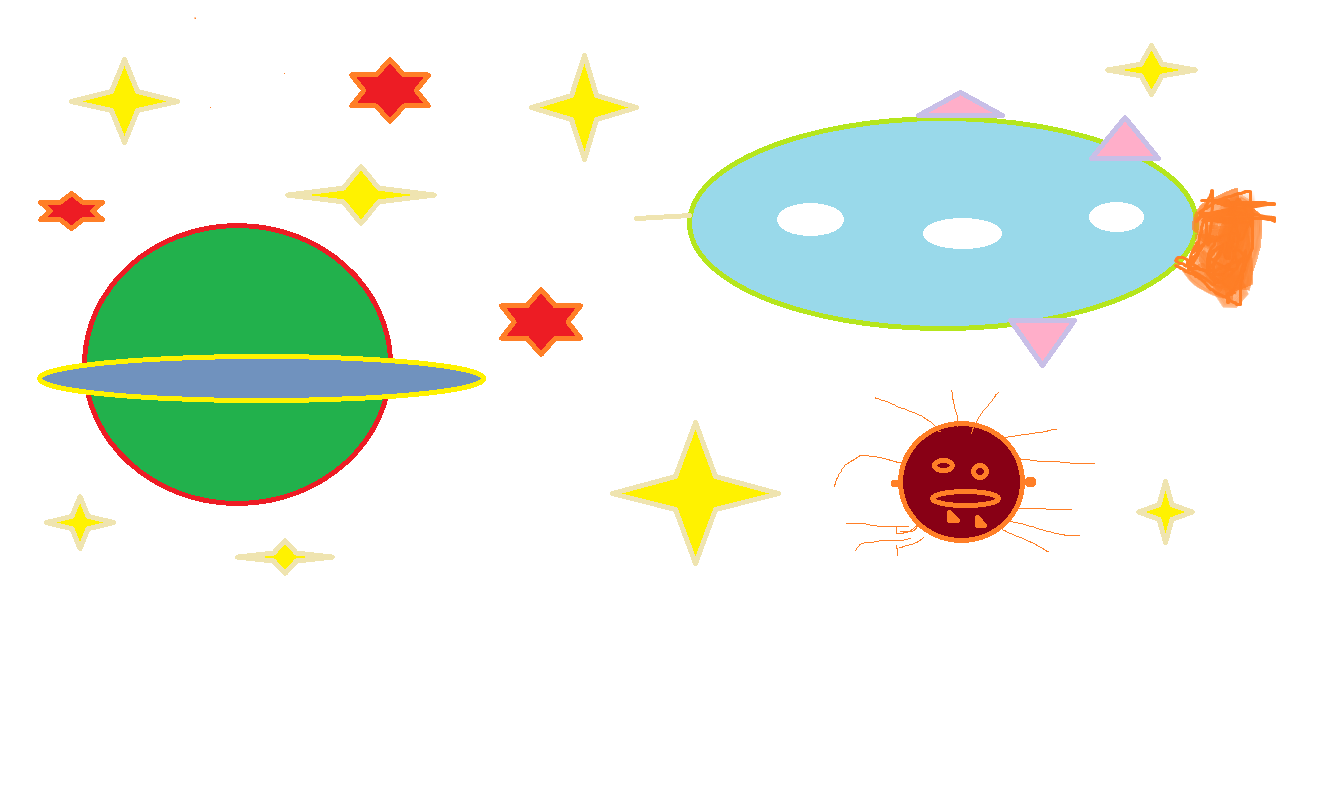 Photo taken by me – a drawing of a spaceship Photo taken by me – a drawing of a spaceship