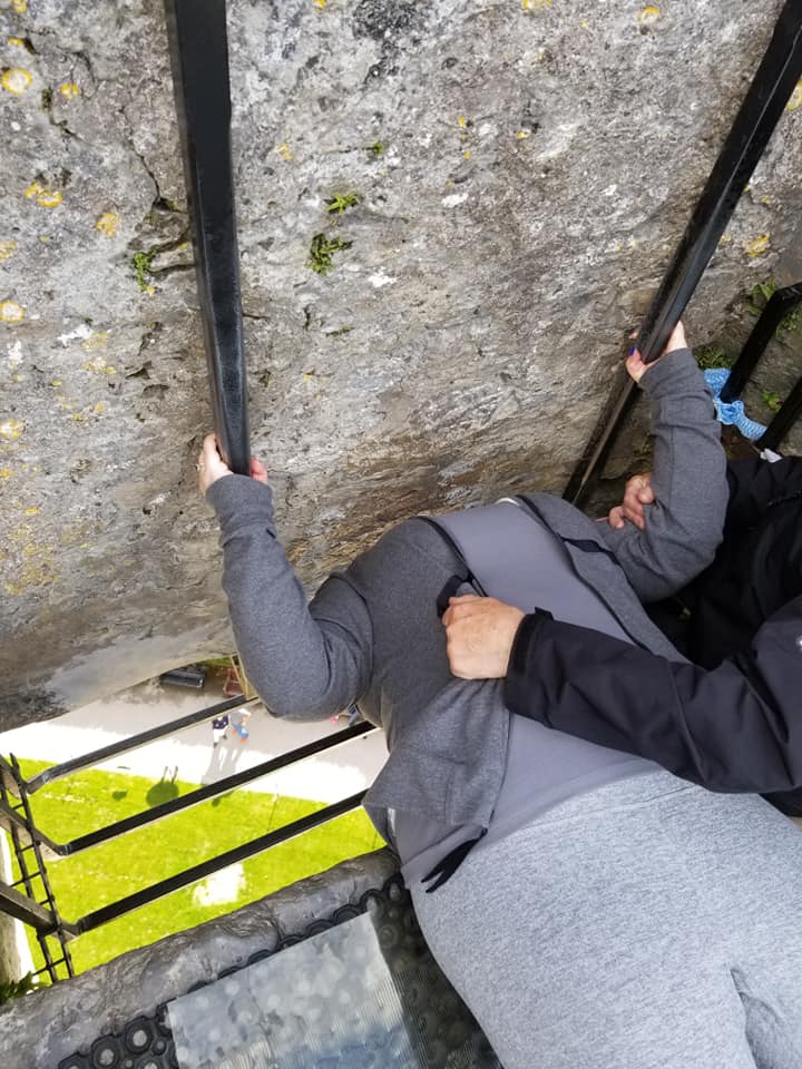 Me Kissing the Blarney Stone