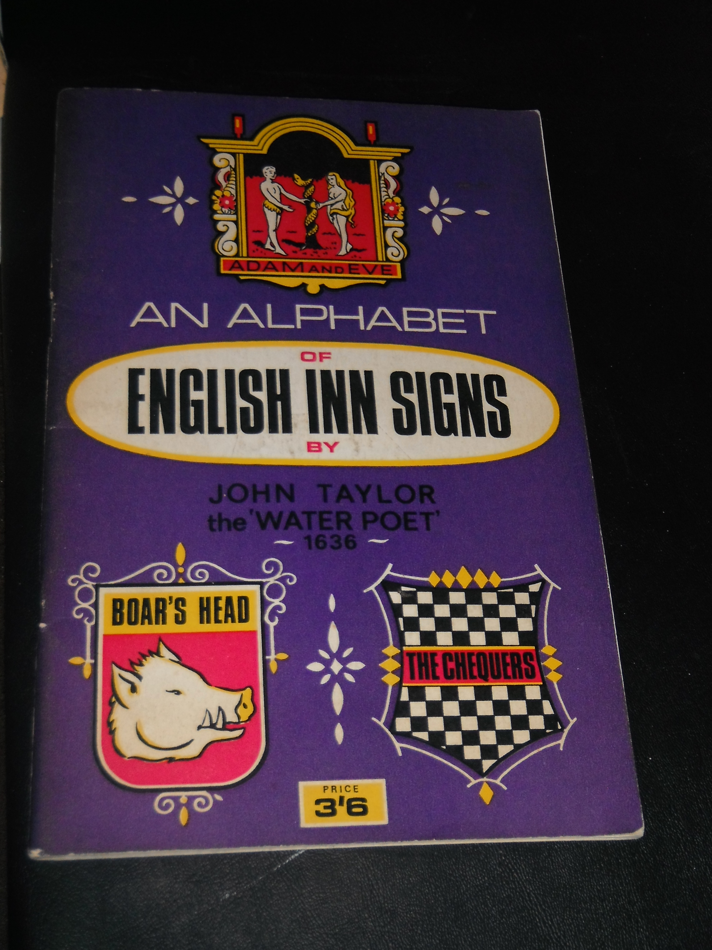 Photo taken by me – Book Cover - W E Tate An Alphabet Of English Pub Signs Photo taken by me – Book Cover - W E Tate An Alphabet Of English Pub Signs