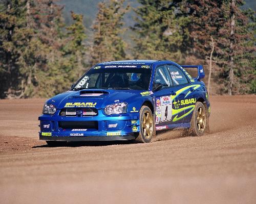 Team Subaru USA - This is Team Subaru's USA rally car.