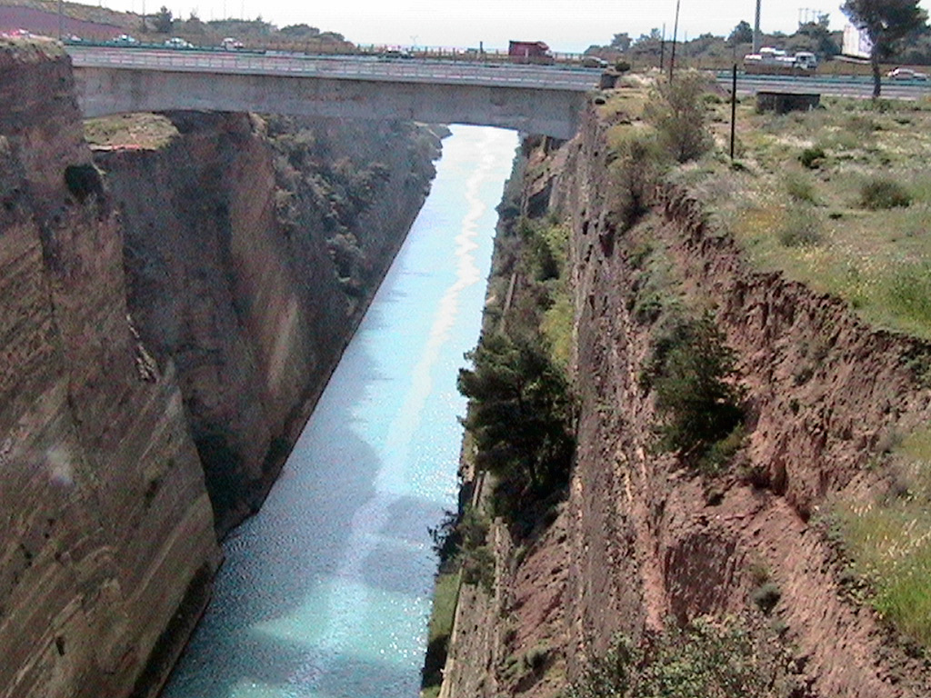 The Coriinth Canal in Greece The Coriinth Canal in Greece