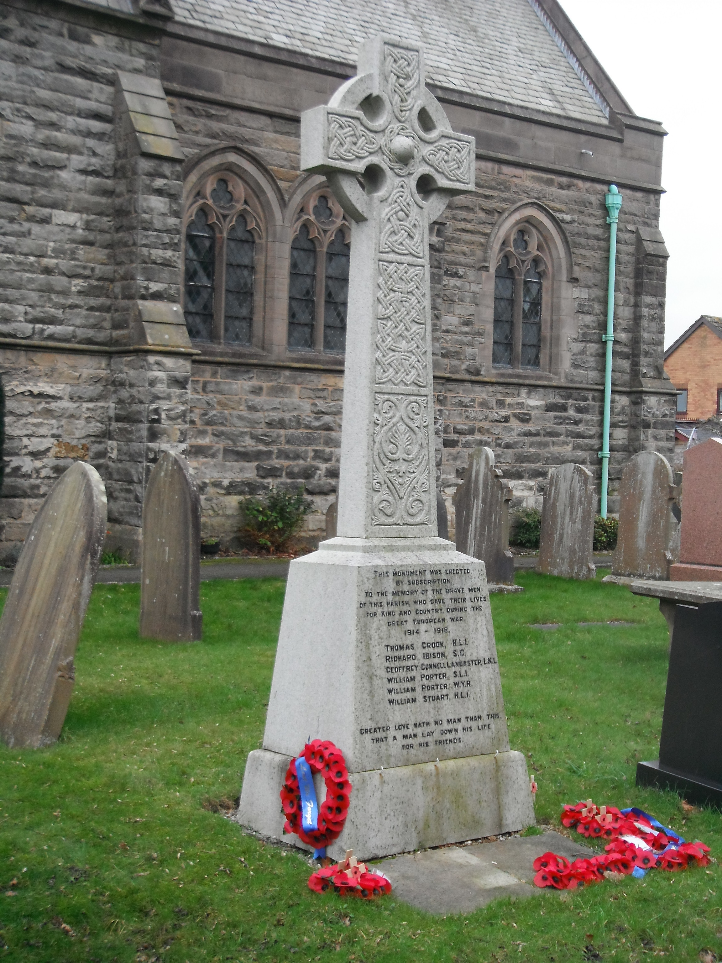 Photo taken by me – war memorial - St Peter's Church Inskip, Lancashire Photo taken by me – war memorial - St Peter's Church Inskip, Lancashire