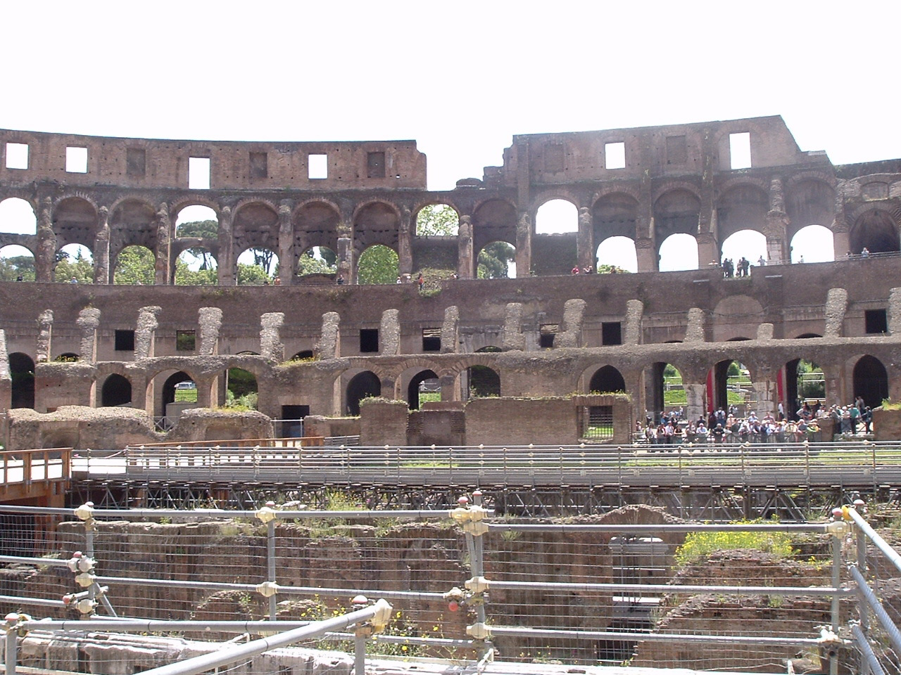 Inside the Coliseum in Rome Inside the Coliseum in Rome