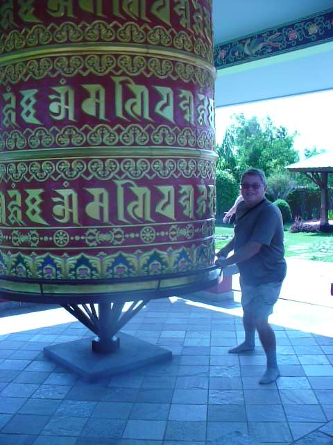 Giant Prayer Wheel in Nepal