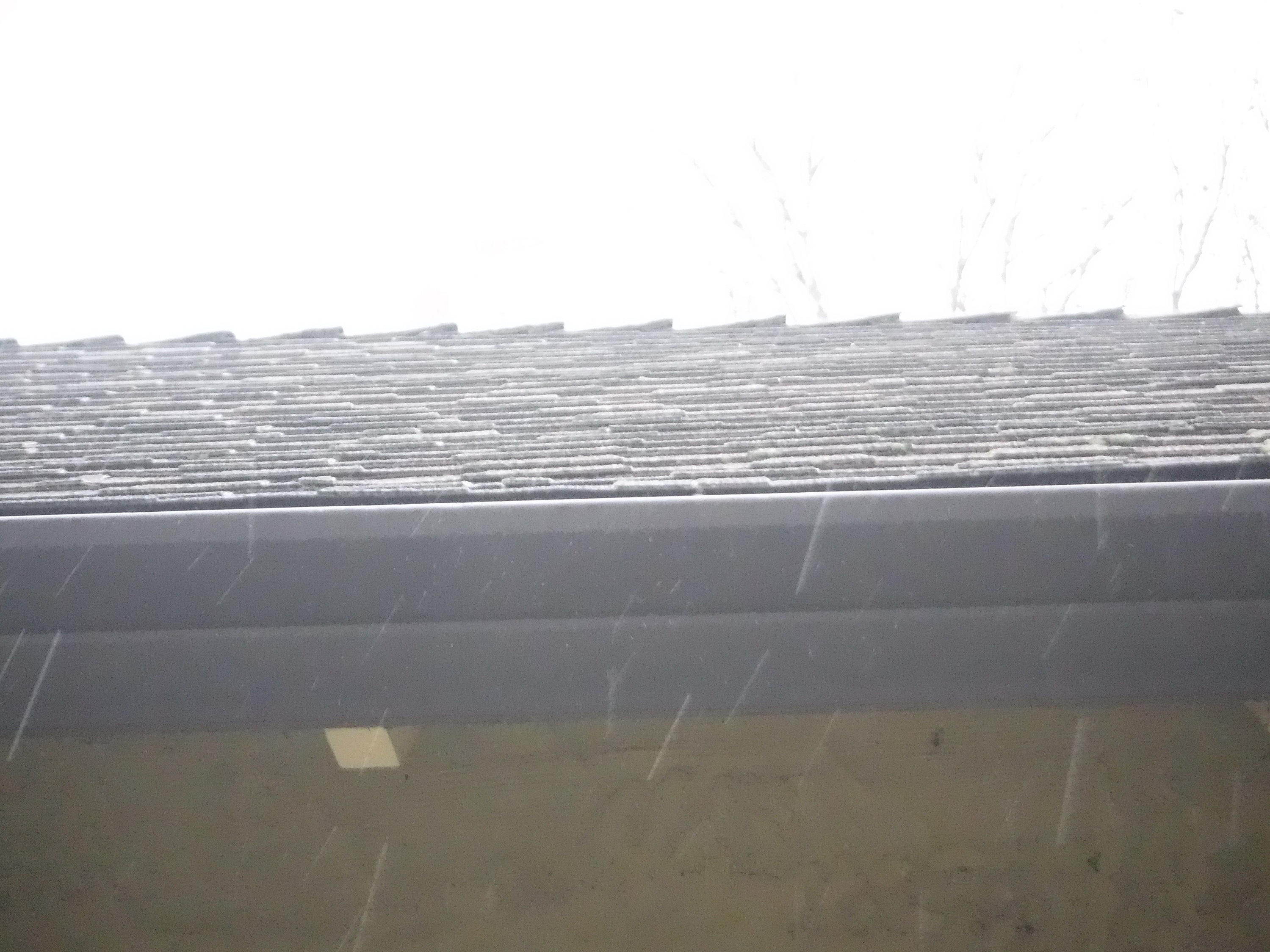 Photo I took of the rain falling in the alcove next to my front porch Photo I took of the rain falling in the alcove next to my front porch