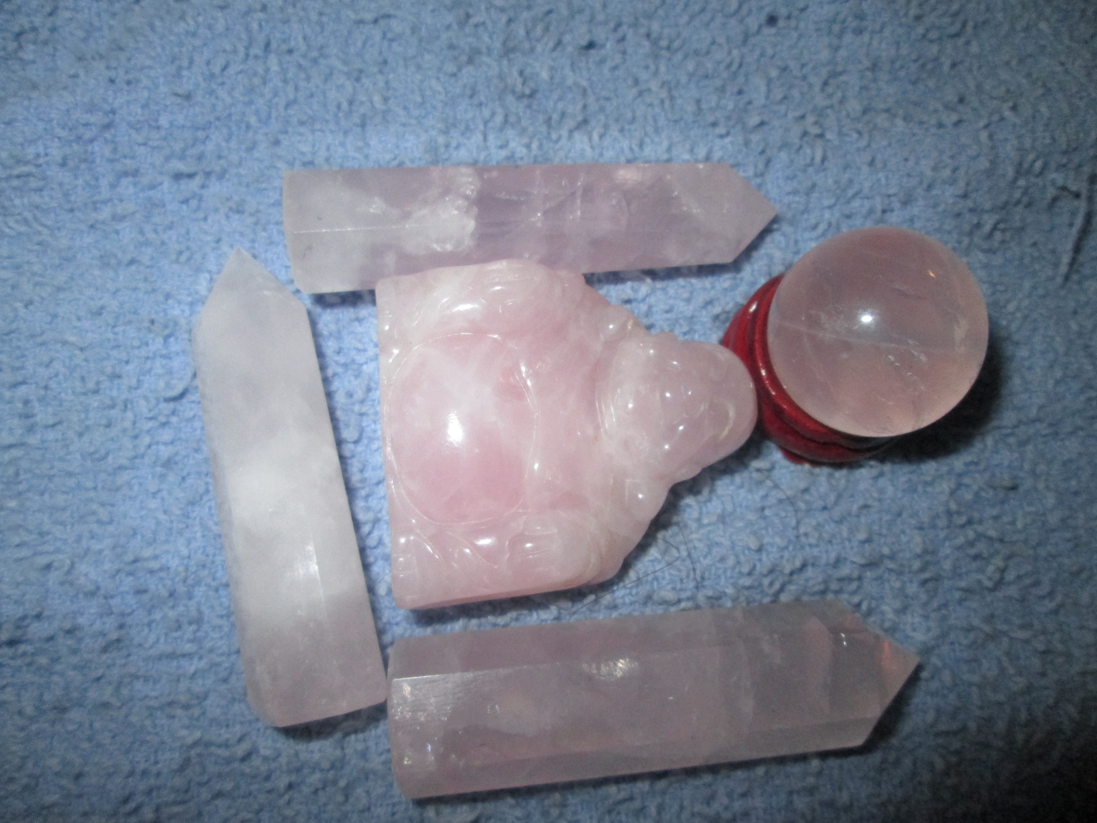 Pink Crystal Quartz, Pink Crystal Quartz,