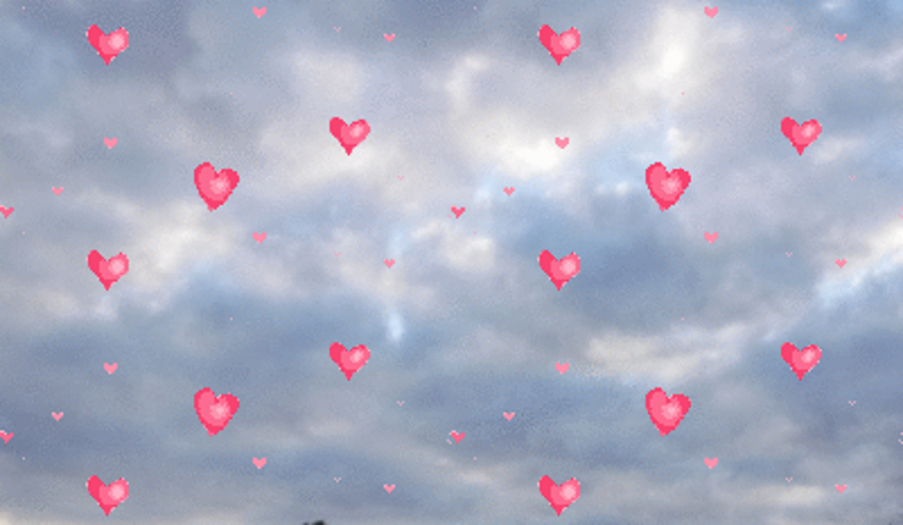 Photo taken by me with hearts added on LunaPic.com