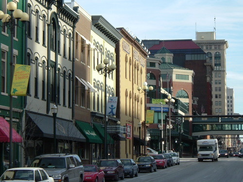 The city of Lexington Kentucky buildings