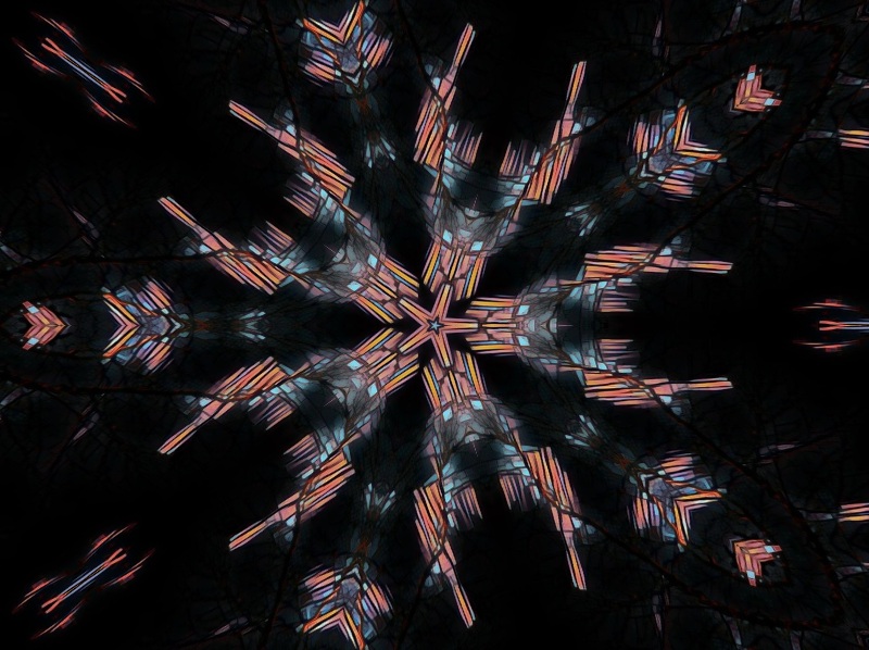 Photo taken by me with Night and Kaleidescope x5 effects