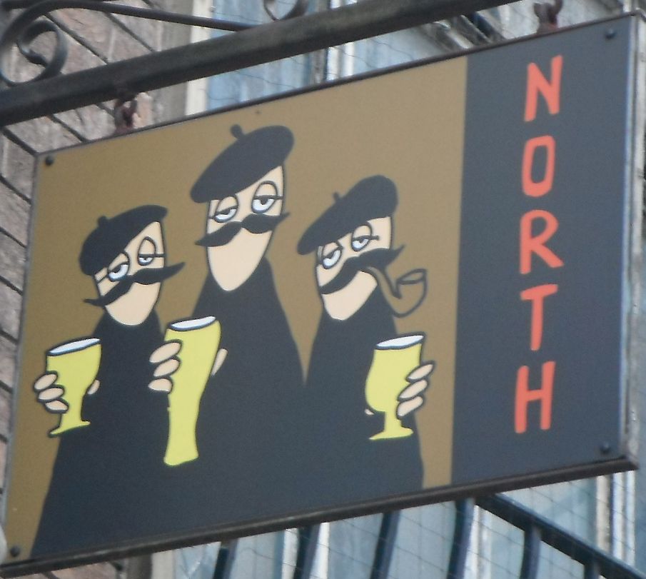 Photo taken by me – North pub sign, Leeds Photo taken by me – North pub sign, Leeds