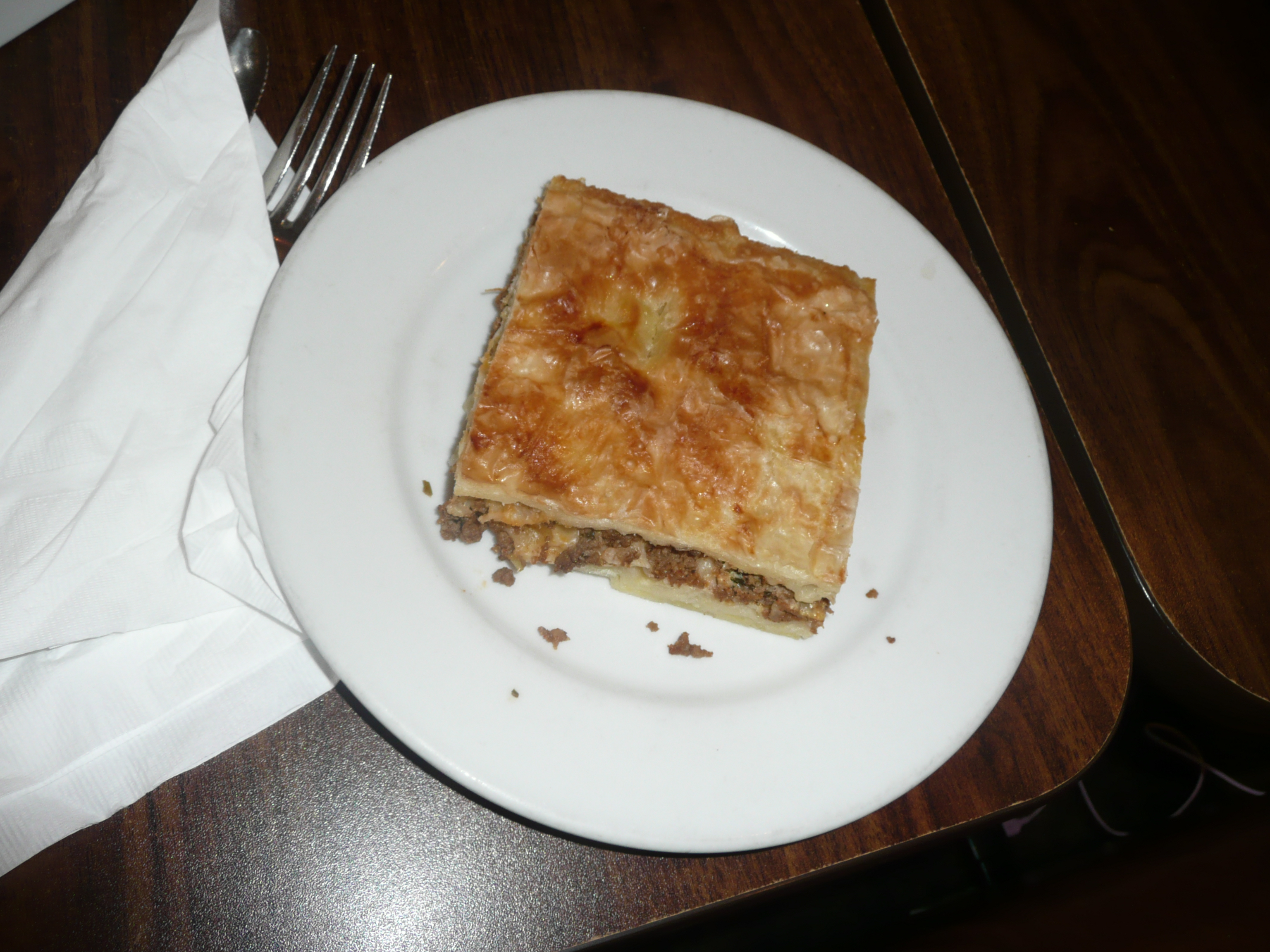 borek,Turkish pastry,beef,pastry,Caffe Olympus 