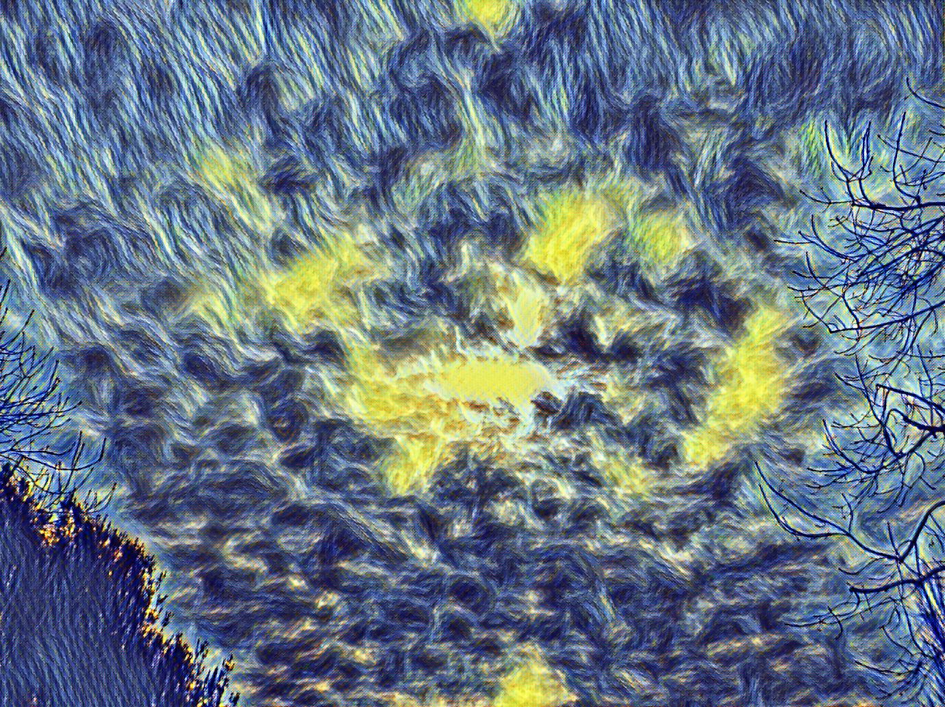 Photo taken by me with Starry Night effect on LunaPic.com Photo taken by me with Starry Night effect on LunaPic.com