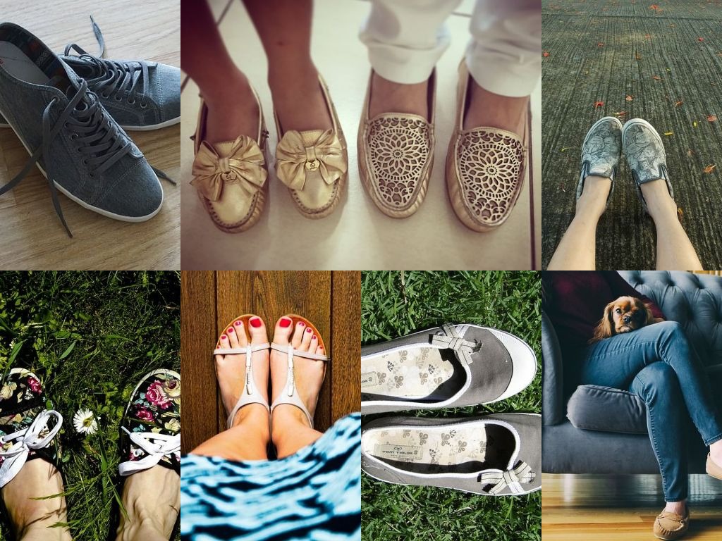 shoes collage