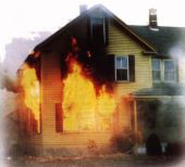 house fire - This is to demonstrate a house on fire which could be caused by what the poster is talking about in his post