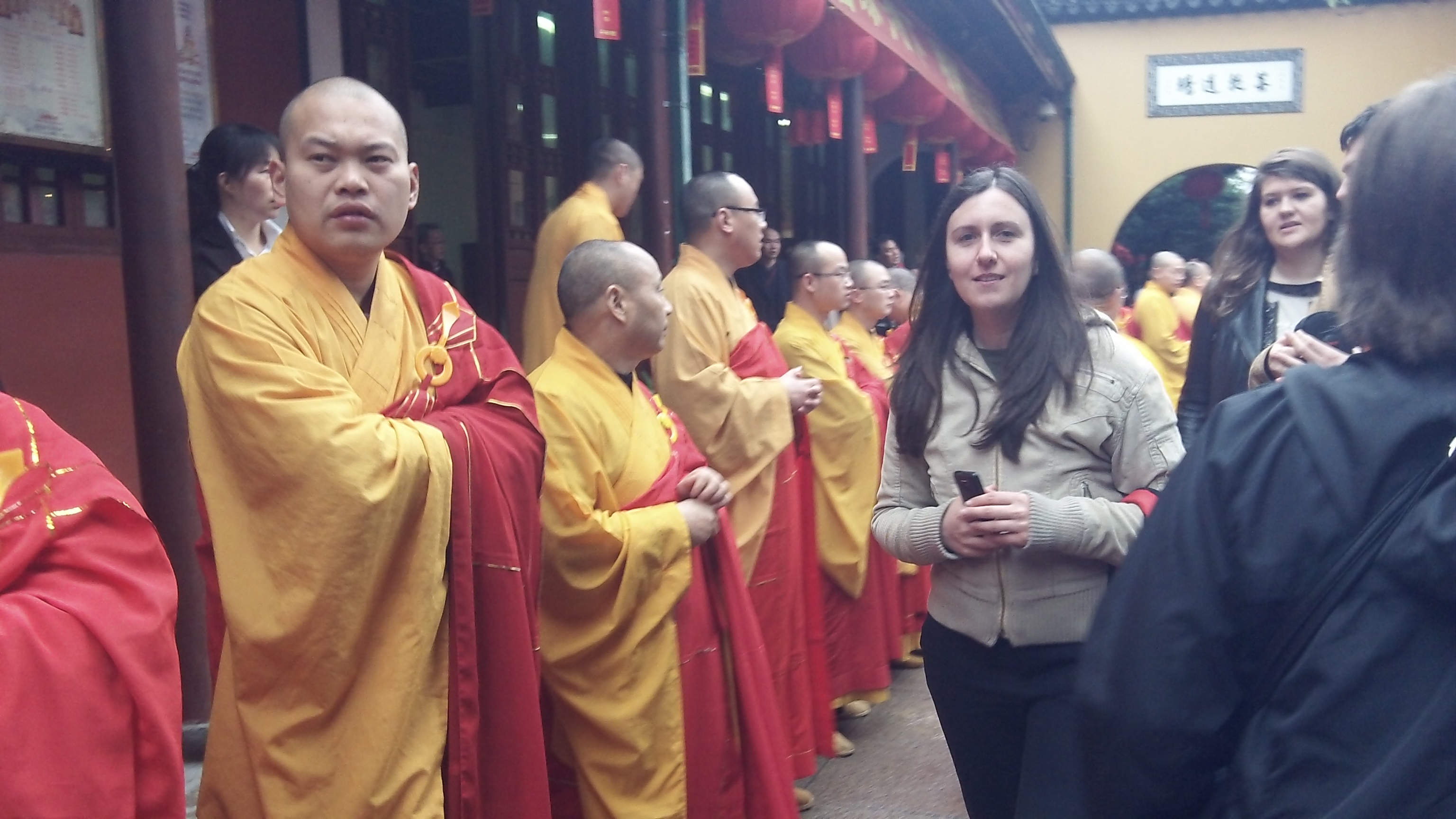 Buddhist Monks in Shanghai, China