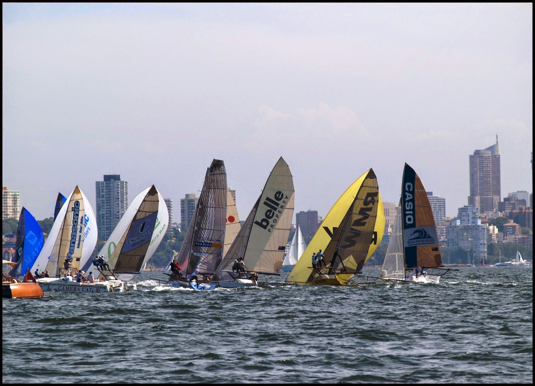 Sailing, race, sponsorship, skiffs, Sydney