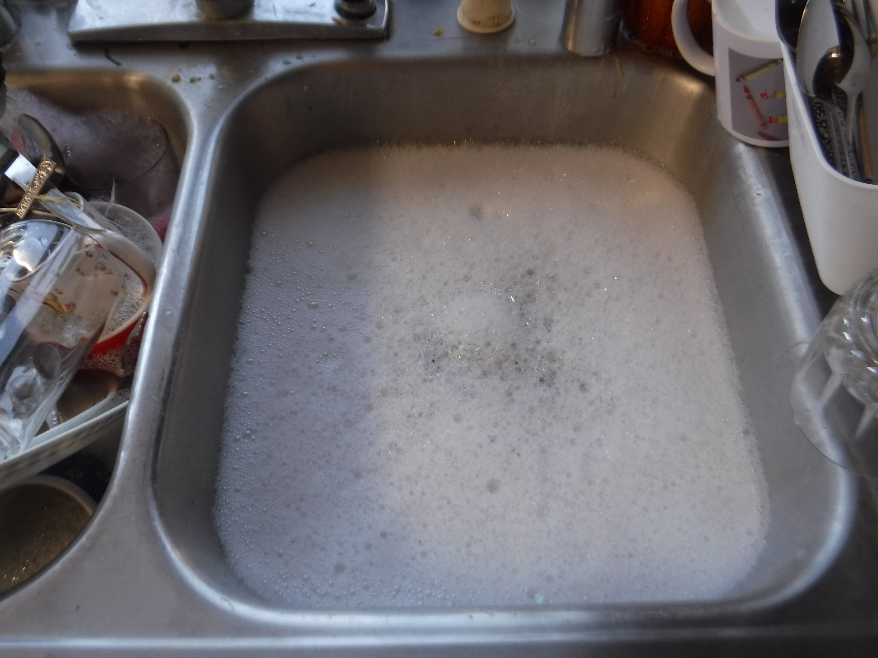 Photo I took of the clogged drain