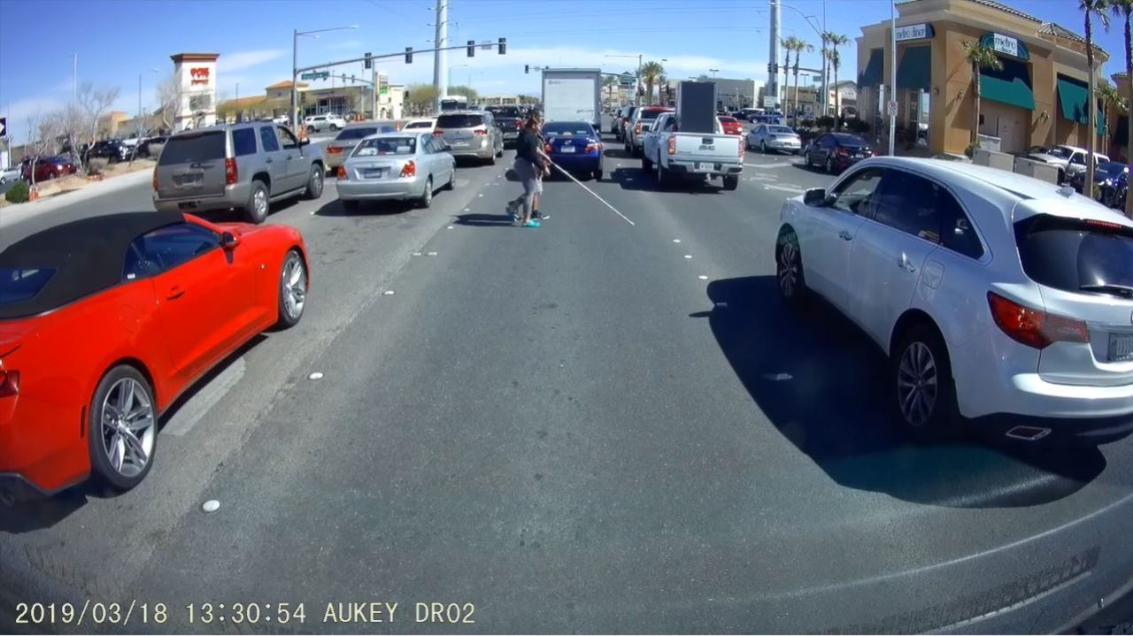 An act of kindess in Las Vegas on Monday 