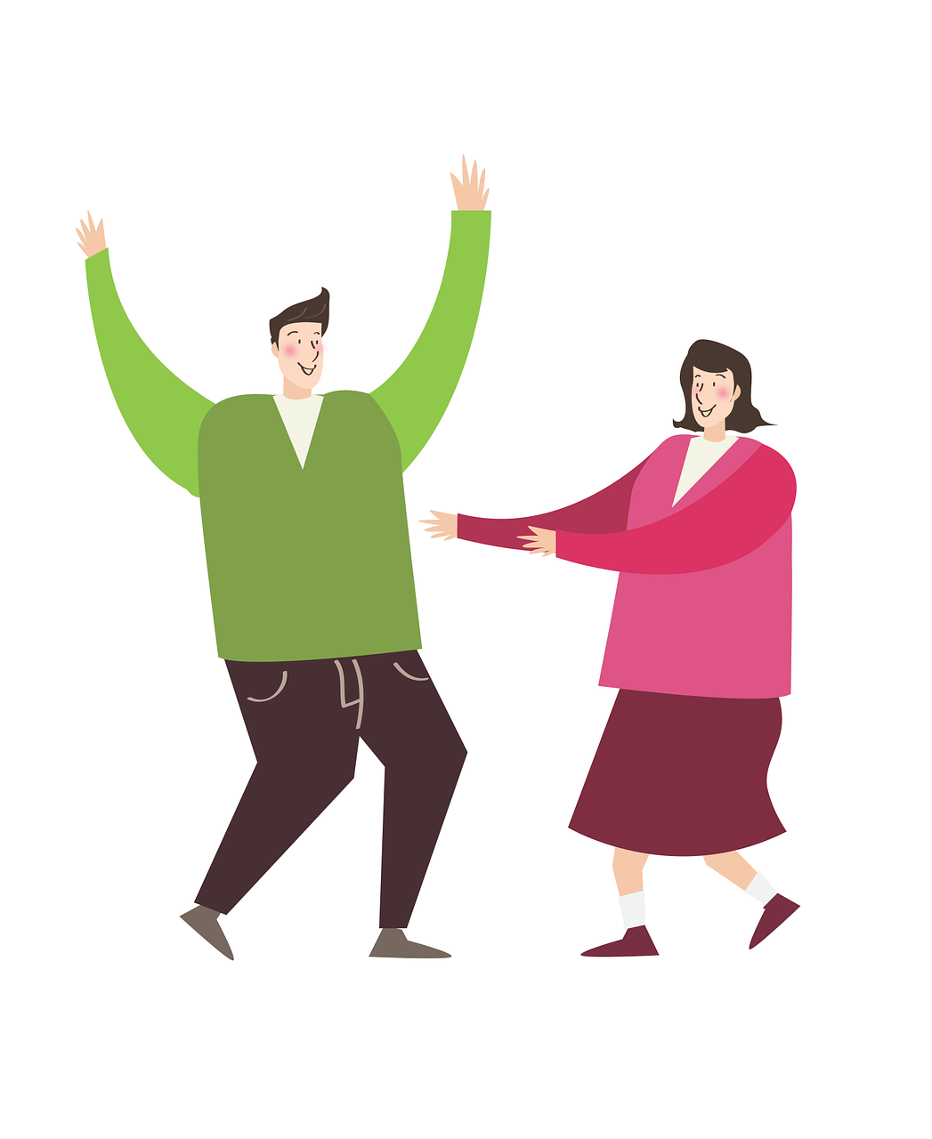 https://pixabay.com/illustrations/man-women-couple-joy-dancing-2956377/ https://pixabay.com/illustrations/man-women-couple-joy-dancing-2956377/