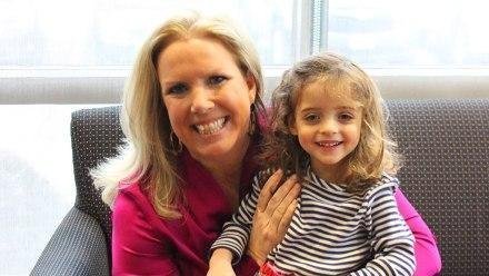Liz Smith and her adopted daughter Giselle. Liz Smith and her adopted daughter Giselle.