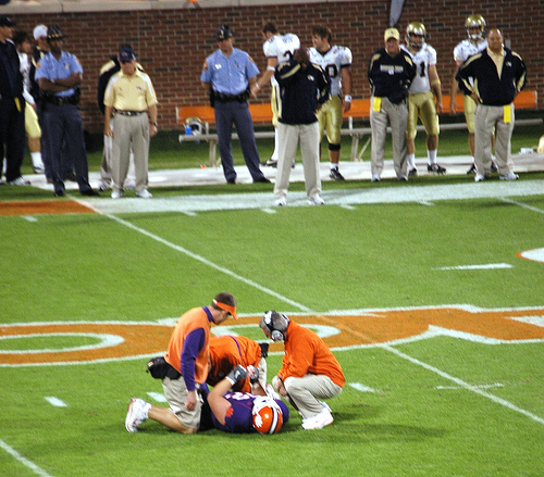 Clemson Homecoming '06 pt. 29 - Roman Fry is out for the season?