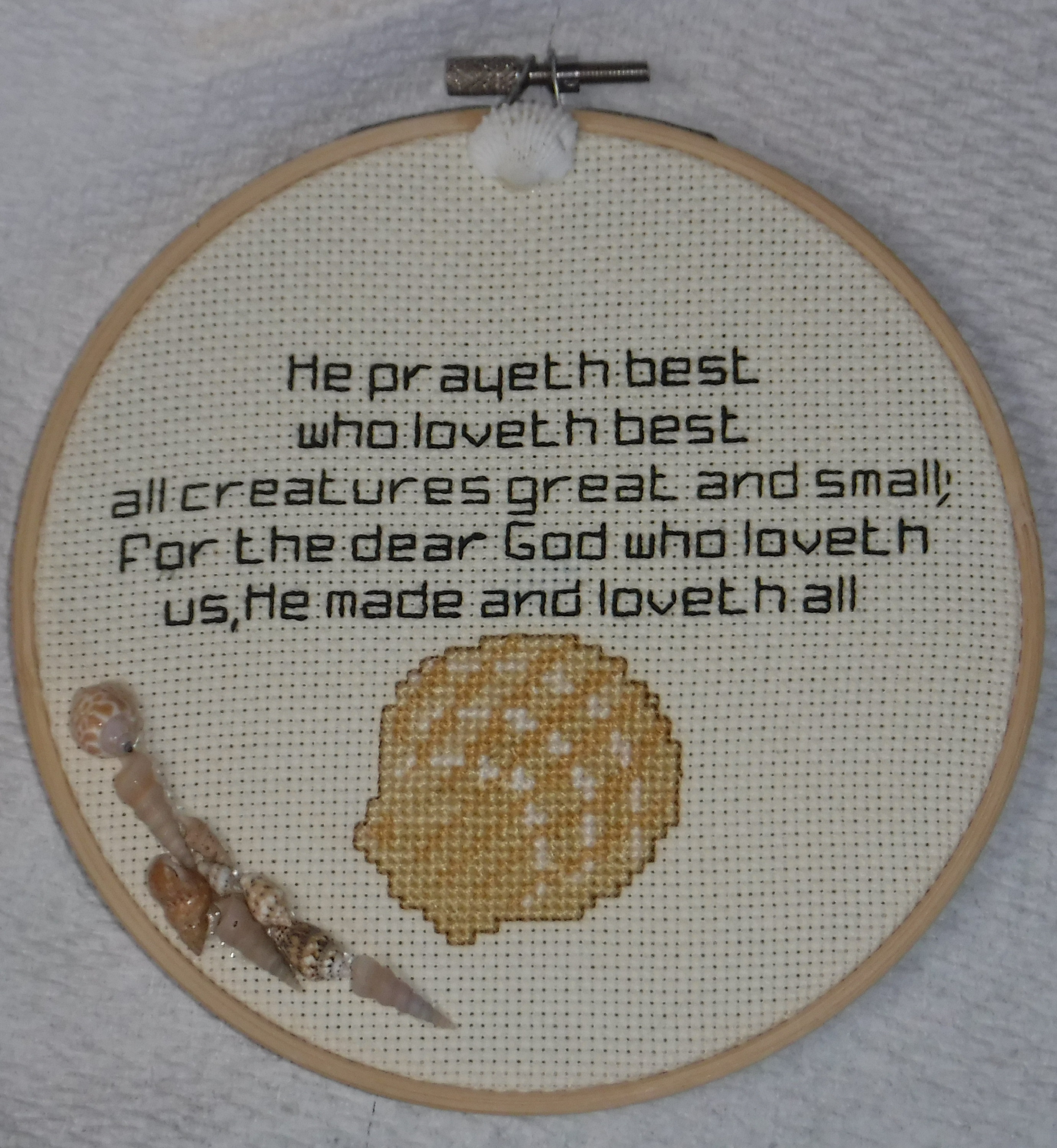 Cross stitch done by me (photo taken by me also) Cross stitch done by me (photo taken by me also)
