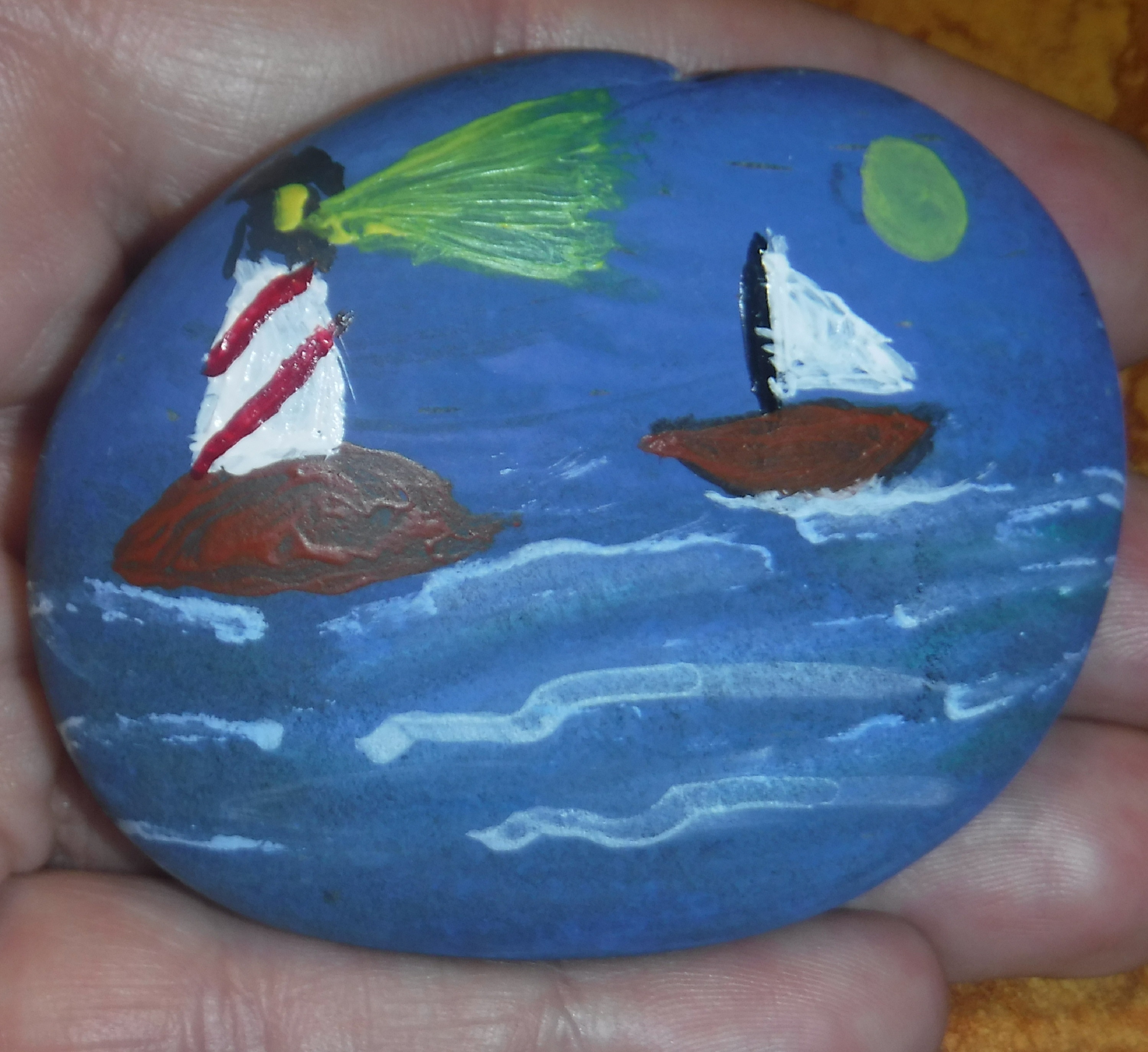 Rock that I painted. Rock that I painted.