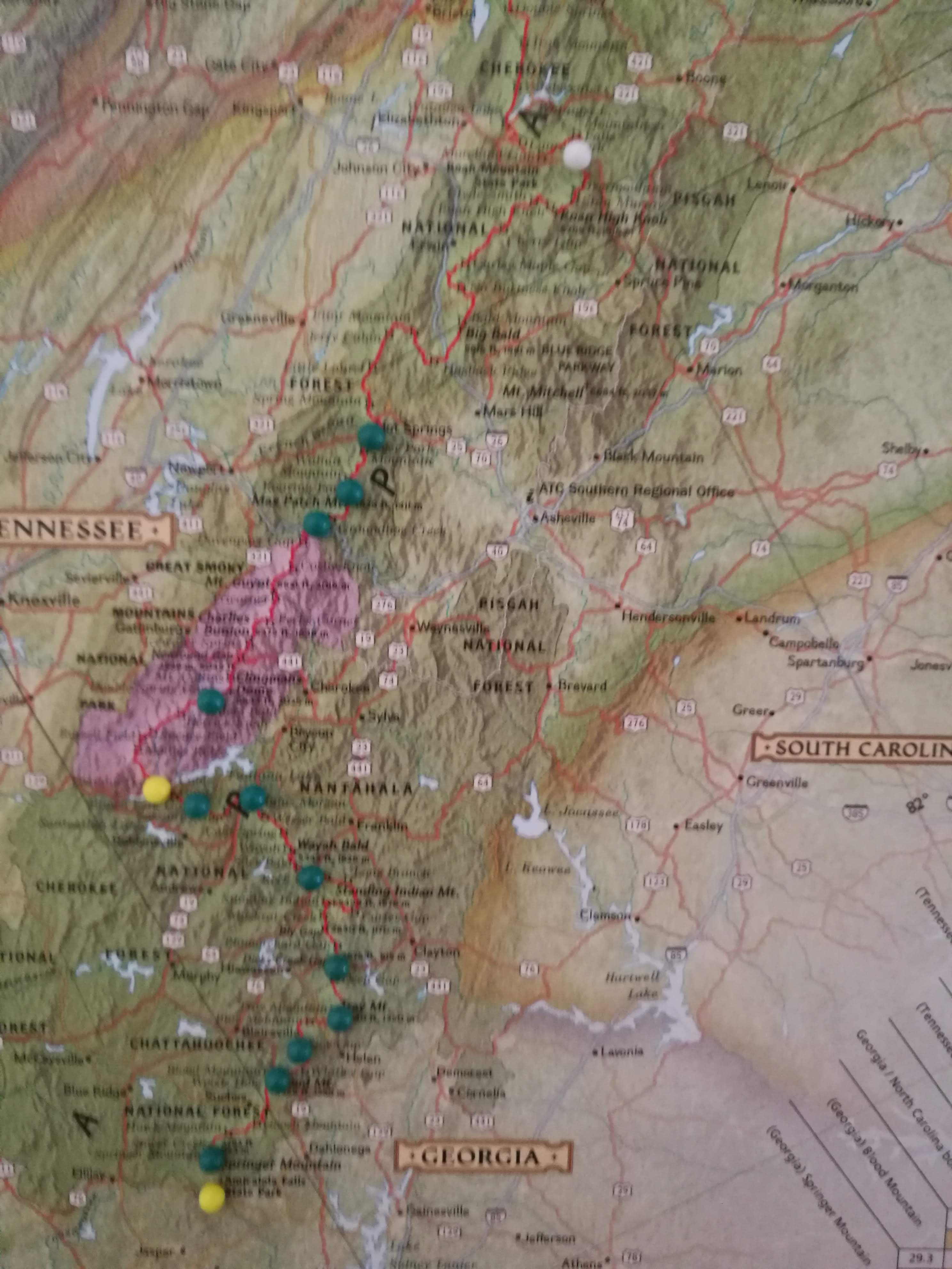My apologies for the blurry map image. After this week I'll focus on smaller sections (the map is so small I go cross-eyed trying to read the names of the various shelters). My apologies for the blurry map image. After this week I'll focus on smaller sections (the map is so small I go cross-eyed trying to read the names of the various shelters).
