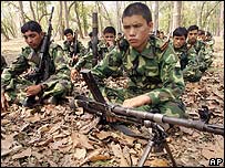 Maoists 'still recruit children'  - Nepal's independent National Human Rights Commission says it has reports that Maoist rebels are still forcibly recruiting children. The commission said the rebels either lured children with money or forcibly took them away from their classrooms. Rights groups have in the past accused Maoists of using child soldiers and committing other abuses.  The rebels recently agreed to a peace deal with the government to bring a 10-year old insurgency to an end.  The agreement will see the rebels join a transitional government.  It will also bind rebels to respect human rights, canton their fighters and deposit their weapons at United Nations-monitored stores.