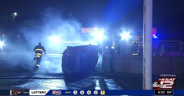 Auto accident in San Antonio Texas that brought out a hero. Auto accident in San Antonio Texas that brought out a hero.