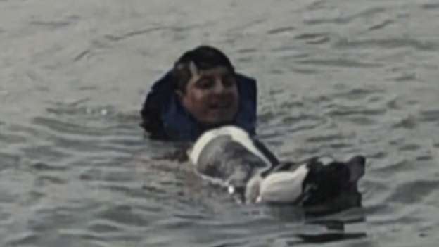 Gabe Castellanos saves the life of a two year old in the East River