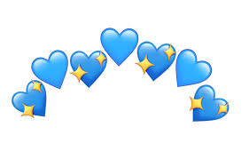  baby blue hearts