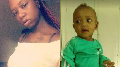 Tatiana Wilson (L) and her younger sibling Davanon 