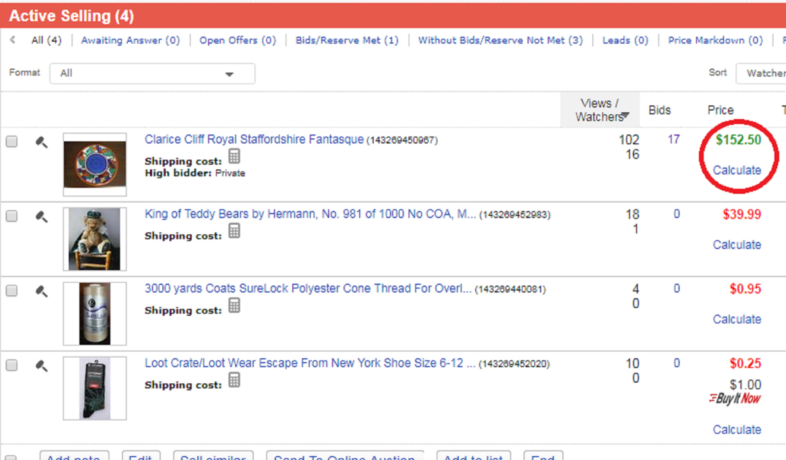 Screencap of ebay auctions 9:22 5-29-19 am PST Screencap of ebay auctions 9:22 5-29-19 am PST