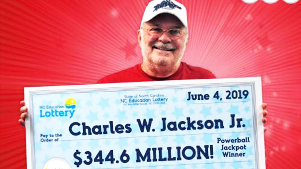 Charles W Jackson a lucky Powerball lottery winner.