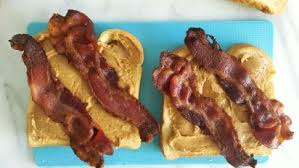 Bacon and Peanut Butter Sandwiches.