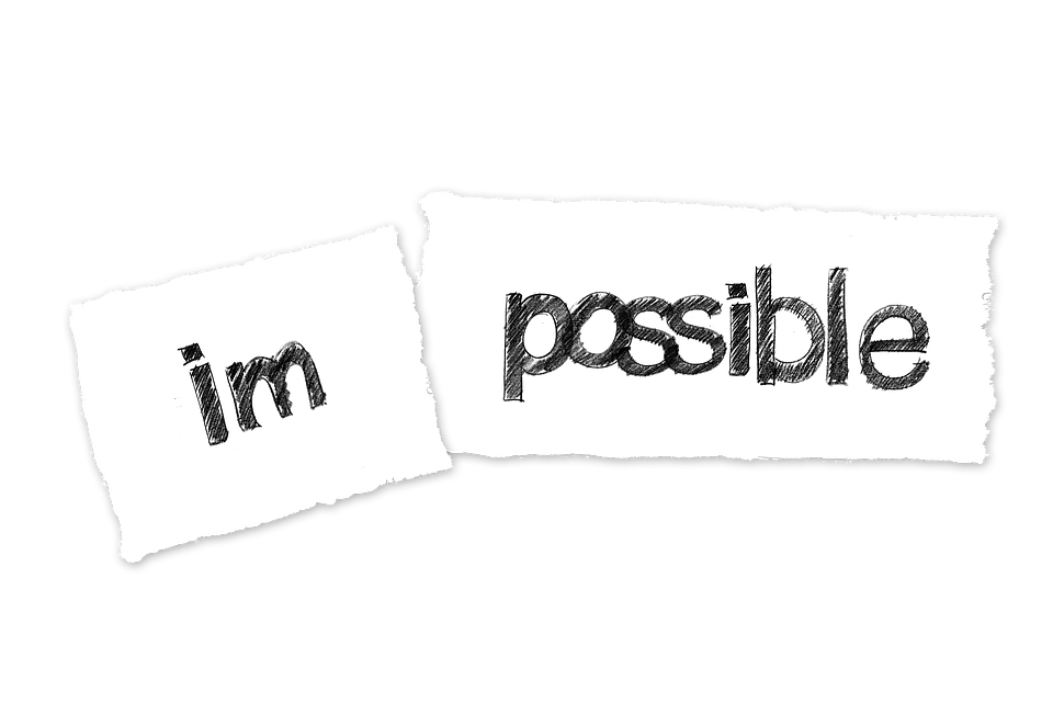 It that makes possible. Impossible надпись. impossible без фона. impossible картинки. impossible interaction надпись.