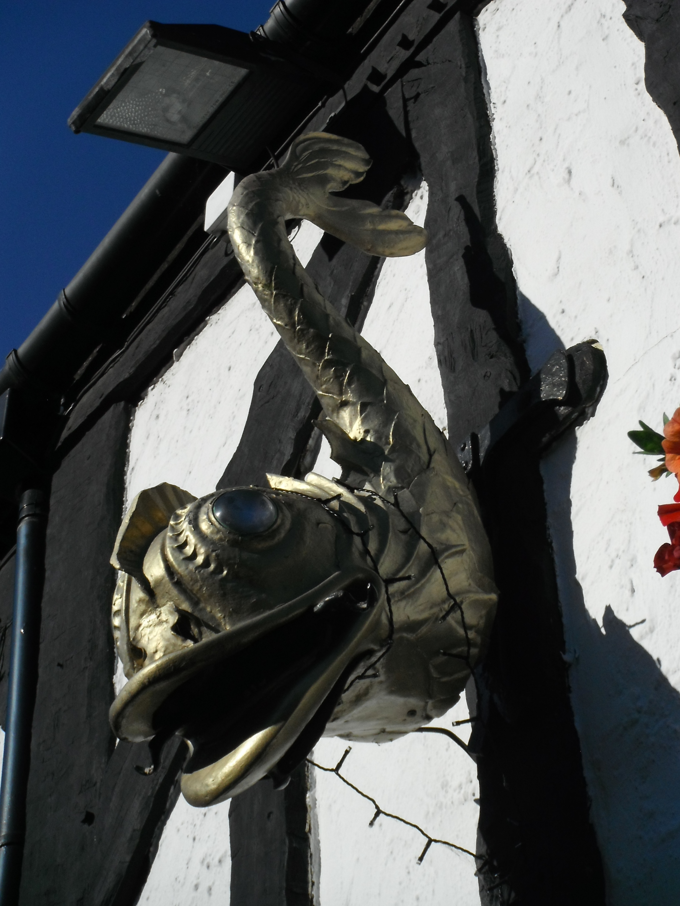 Photo taken by me – the pub sign for Ye Olde Dolphin Inn Derby