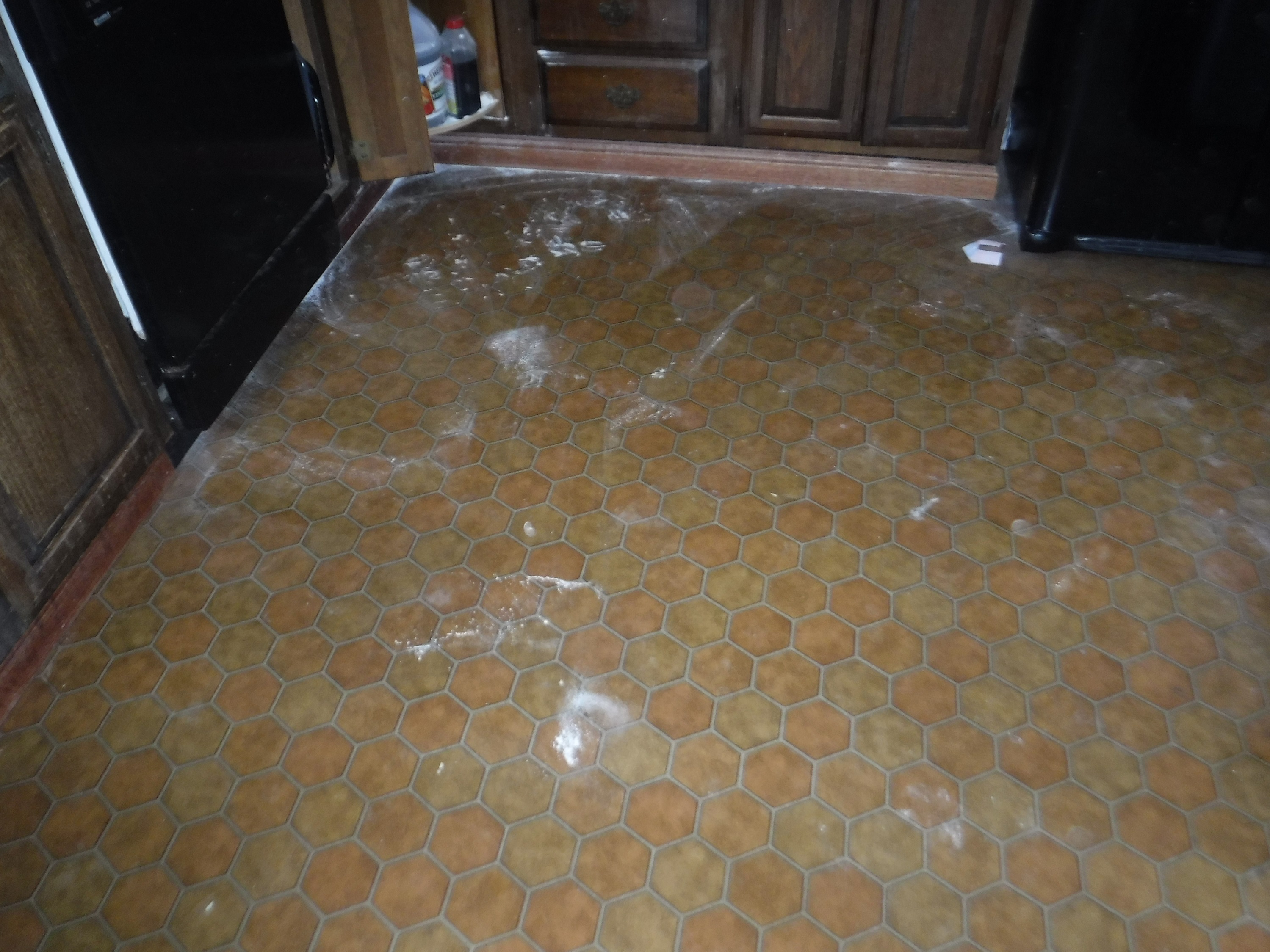 Photo taken by me of the floor after above description Photo taken by me of the floor after above description