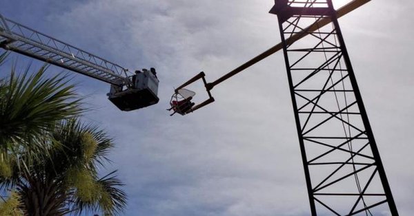 Bay County Fire And Rescue save one rider in an amusement park Bay County Fire And Rescue save one rider in an amusement park