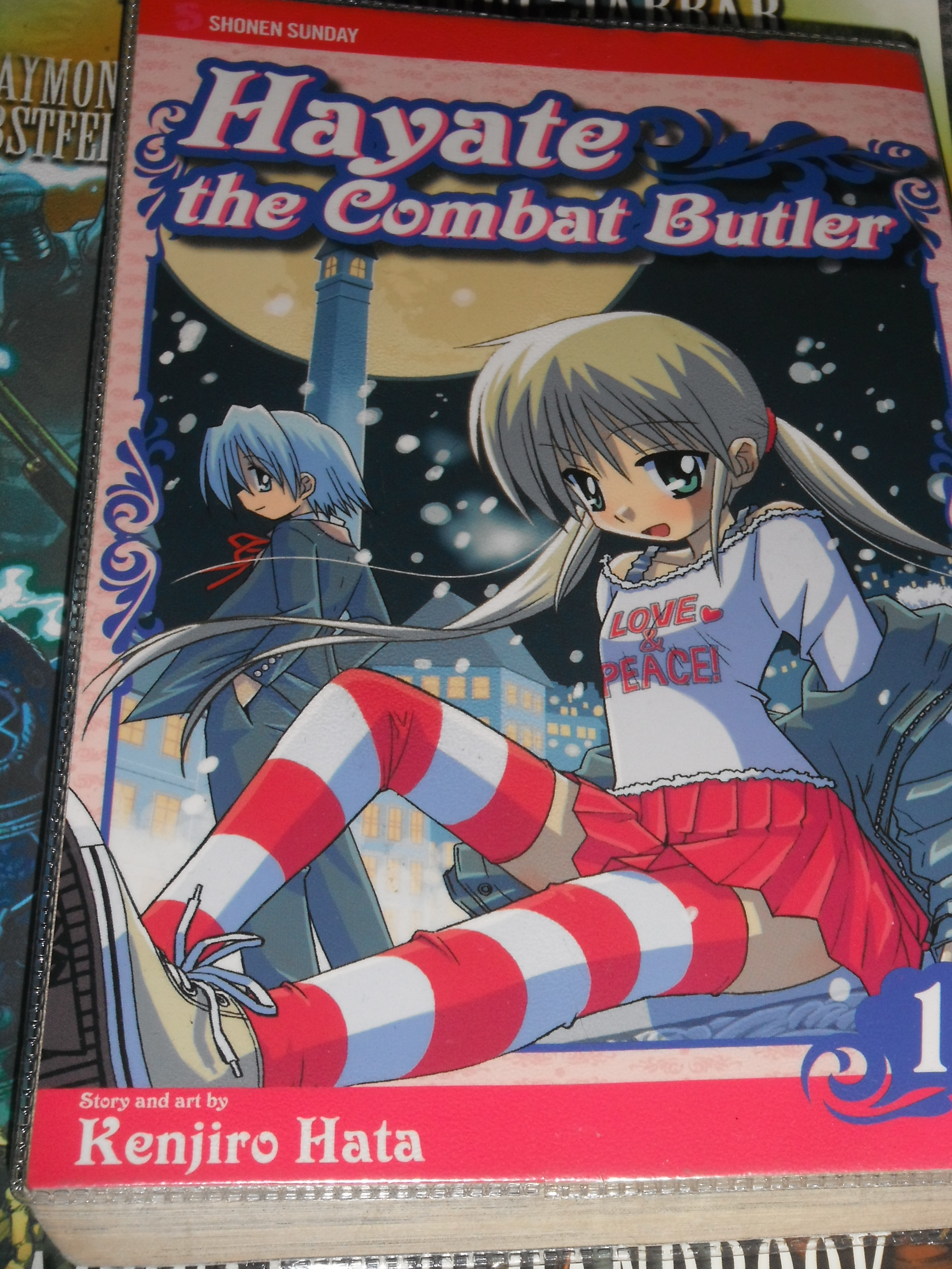 Book cover art taken by me - Kenjiro Hata&#039;s Hayate The Combat Butler 1
