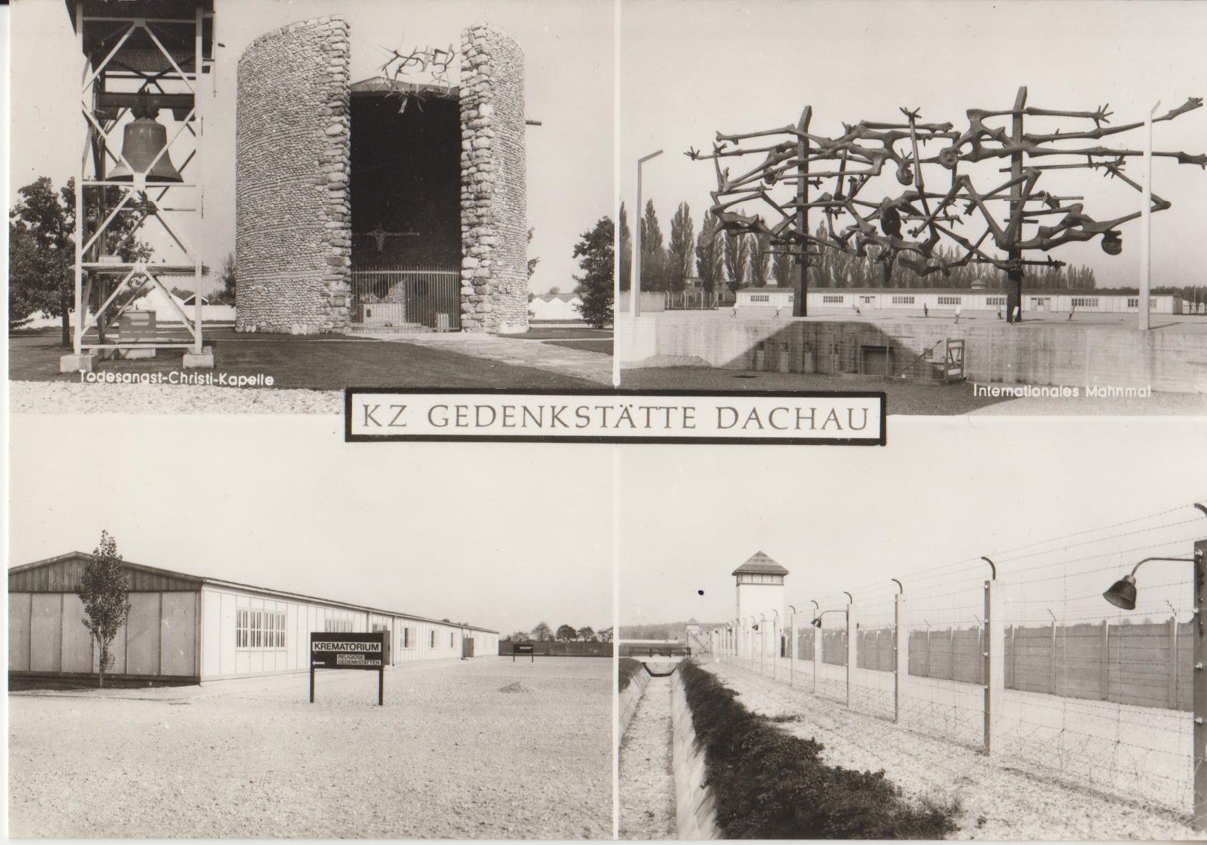 photo taken by me - Dachau postcard
