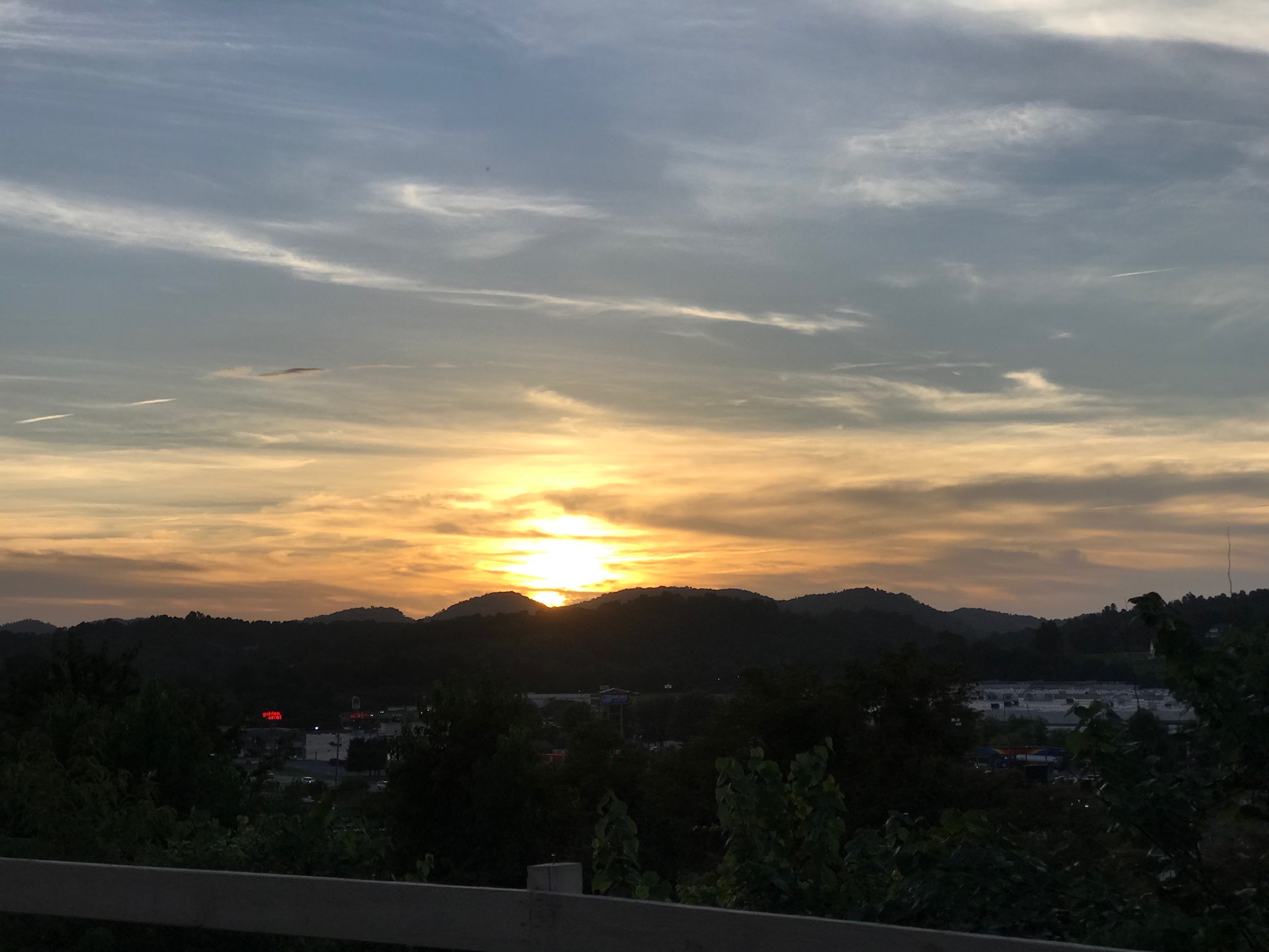 Sunset in Bristol, Virginia. Photo taken by and the property of FourWalls. Sunset in Bristol, Virginia. Photo taken by and the property of FourWalls.