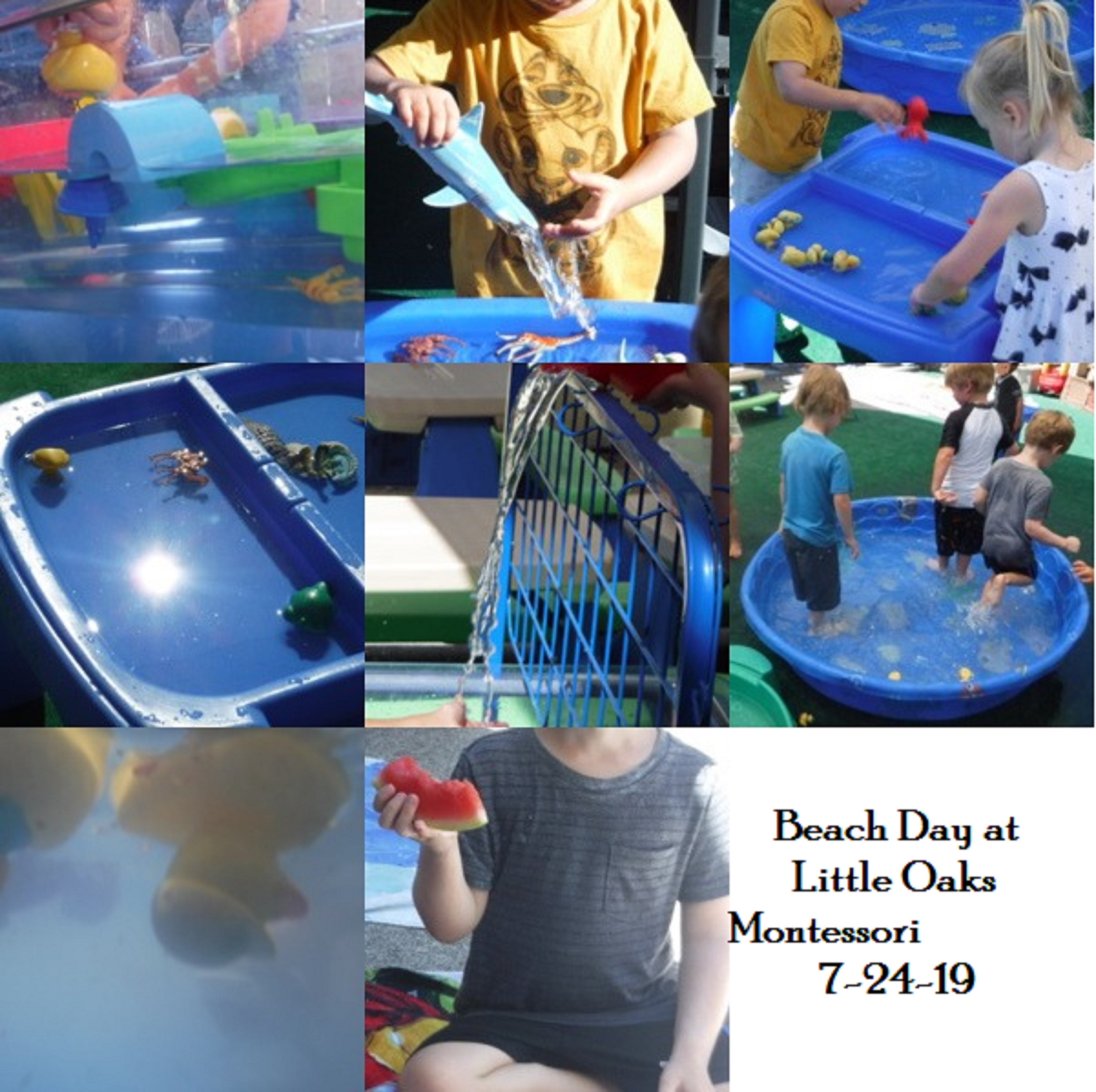 Collage I made on LunaPic.com of the "Beach Day" we had at work today Collage I made on LunaPic.com of the "Beach Day" we had at work today